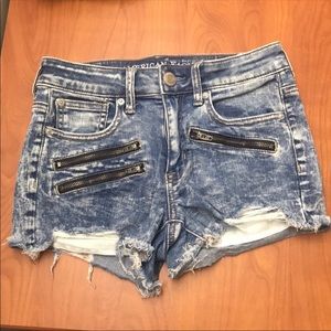 American eagle high rise shorts 2